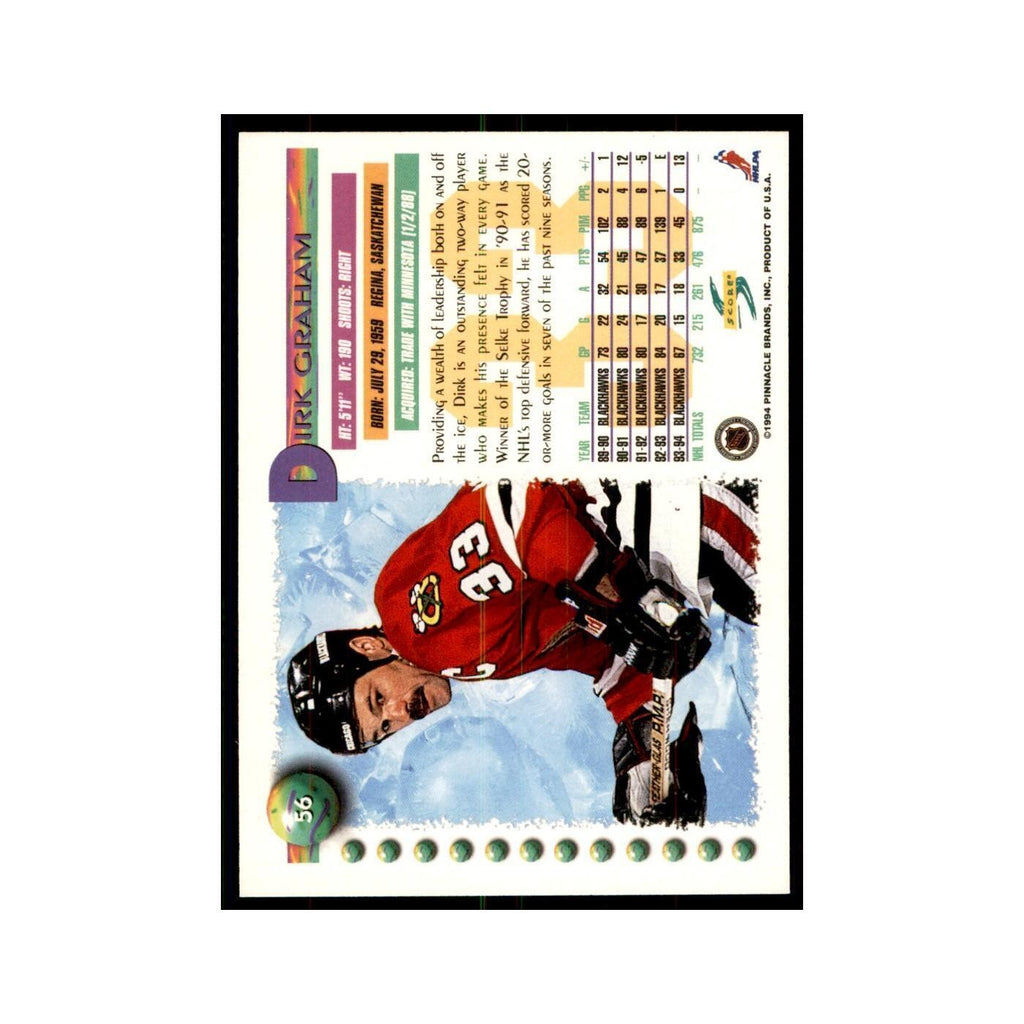 Dirk Graham 1994 Score #56 Hockey Cards Hockey Card NM