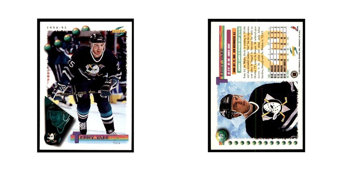Terry Yake 1994 Score #93 Hockey Cards Hockey Card NM