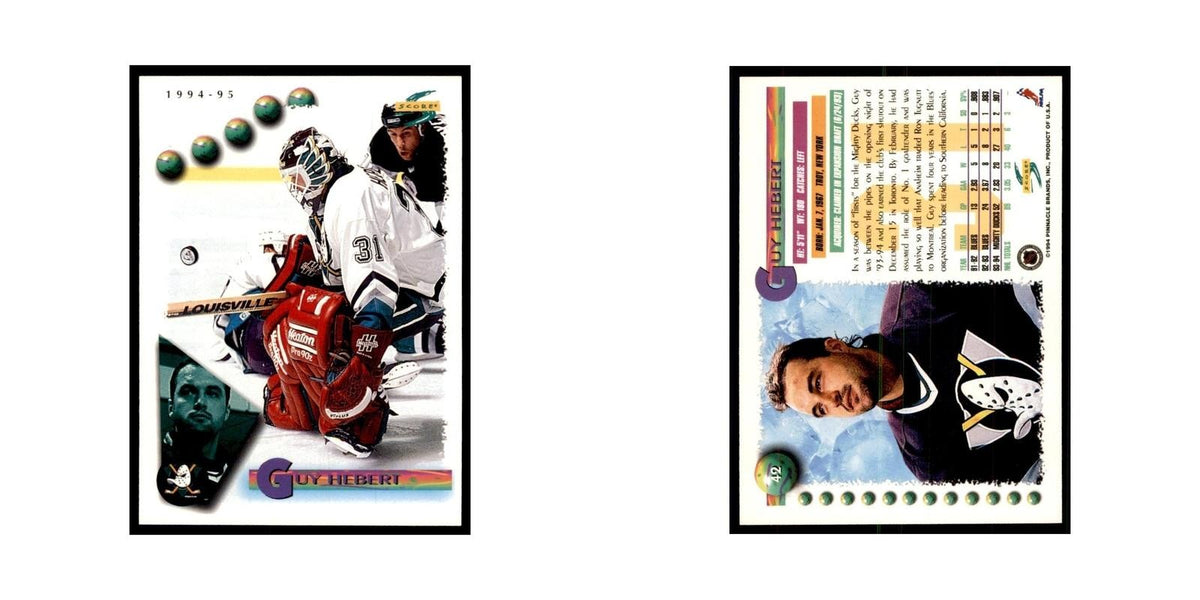 Guy Hebert 1994 Score #42 Hockey Cards Hockey Card NM