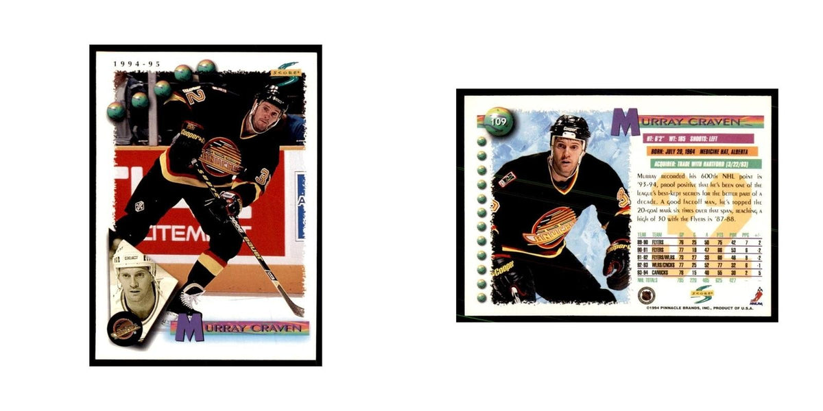 Murray Craven 1994 Score #109 Hockey Cards Hockey Card NM