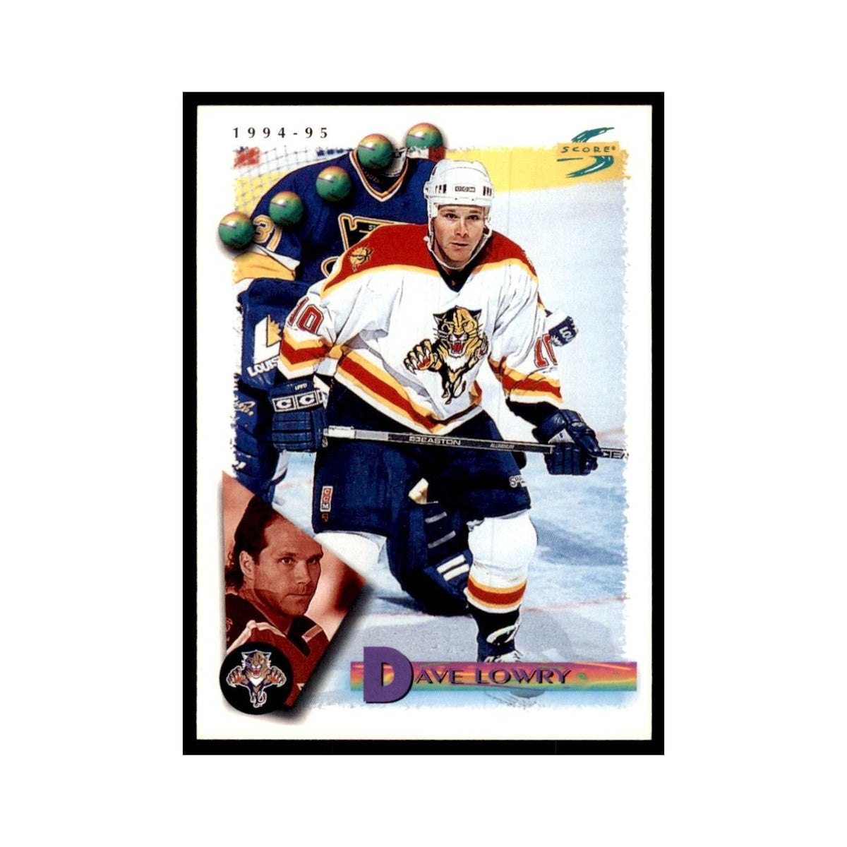 Dave Lowry 1994 Score #81 Hockey Cards Hockey Card NM