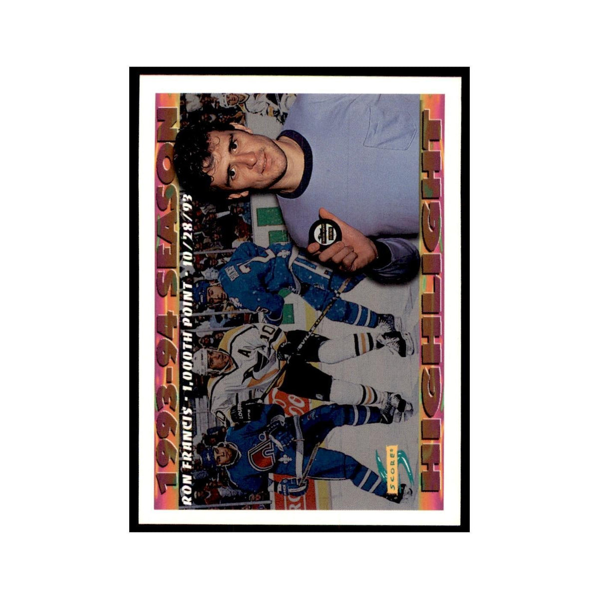 Ron Francis 1994 Score #244 Hockey Cards Hockey Card NM