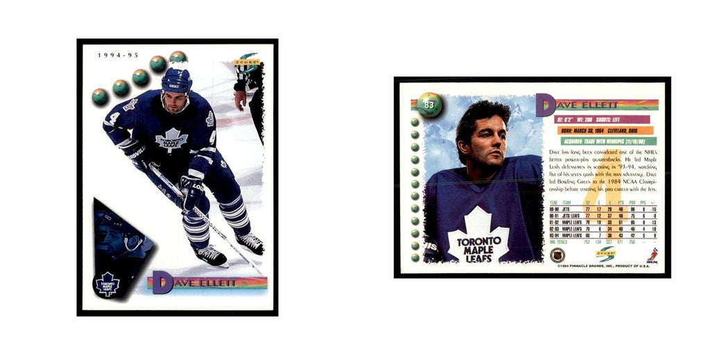 Dave Ellett 1994 Score #83 Hockey Cards Hockey Card NM