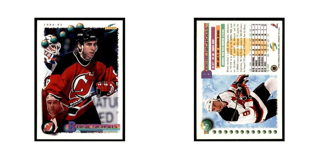 Bernie Nicholls 1994 Score #74 Hockey Cards Hockey Card NM