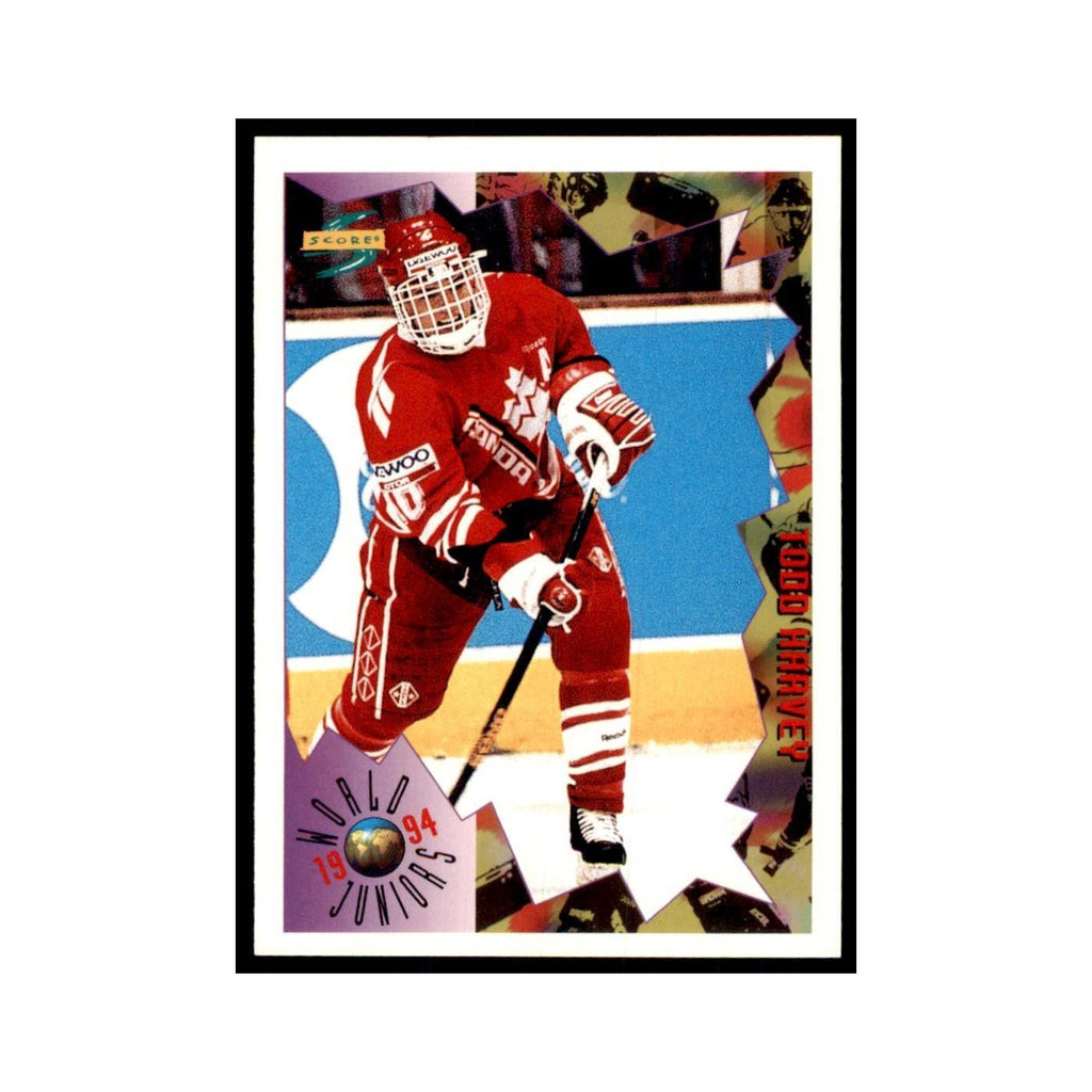 Todd Harvey 1994 Score #204 Hockey Cards Hockey Card NM