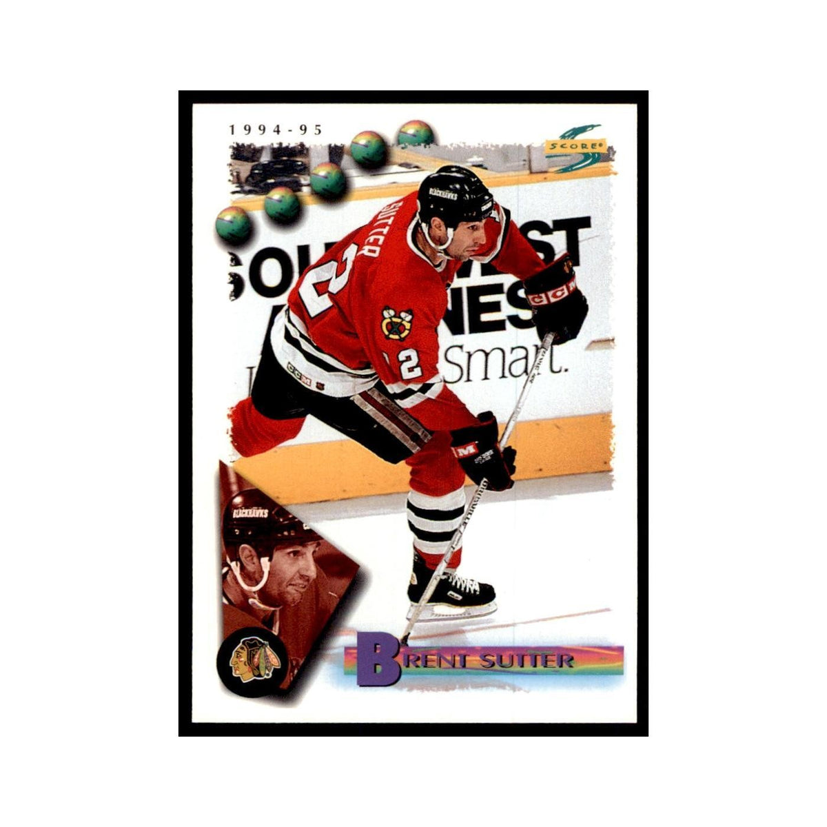 Brent Sutter 1994 Score #32 Hockey Cards Hockey Card NM