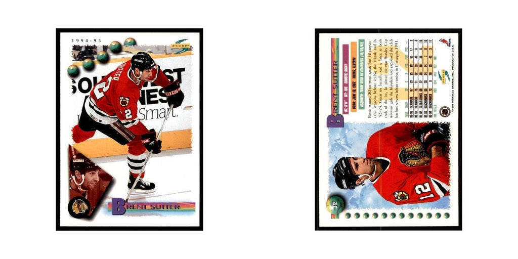 Brent Sutter 1994 Score #32 Hockey Cards Hockey Card NM