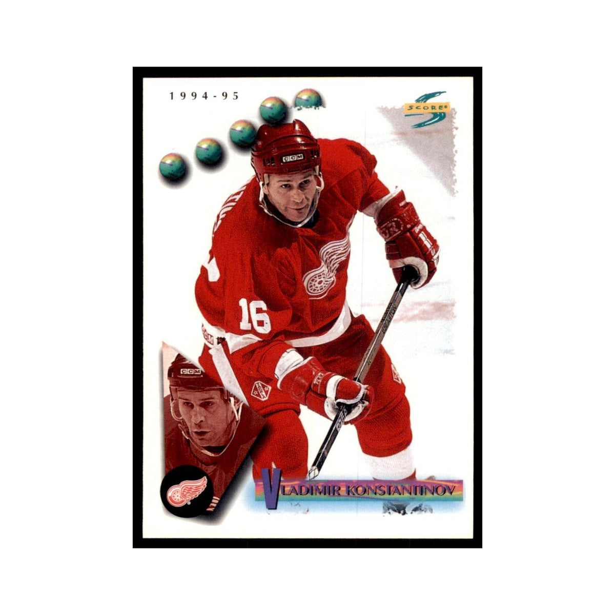 Vladimir Konstantinov 1994 Score #96 Hockey Cards Hockey Card NM