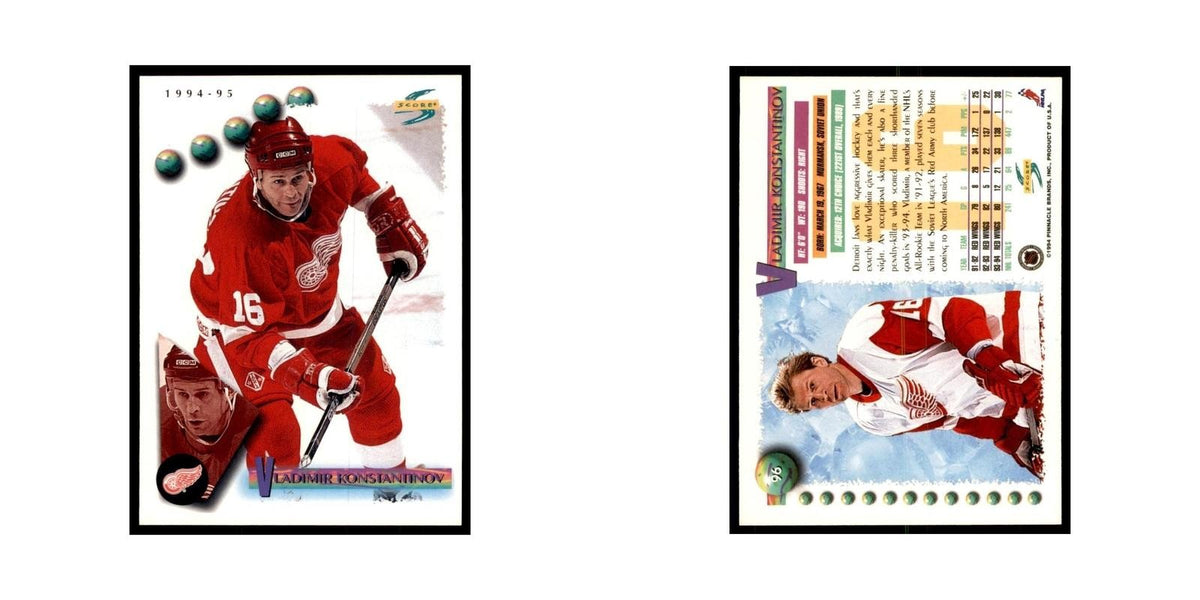 Vladimir Konstantinov 1994 Score #96 Hockey Cards Hockey Card NM