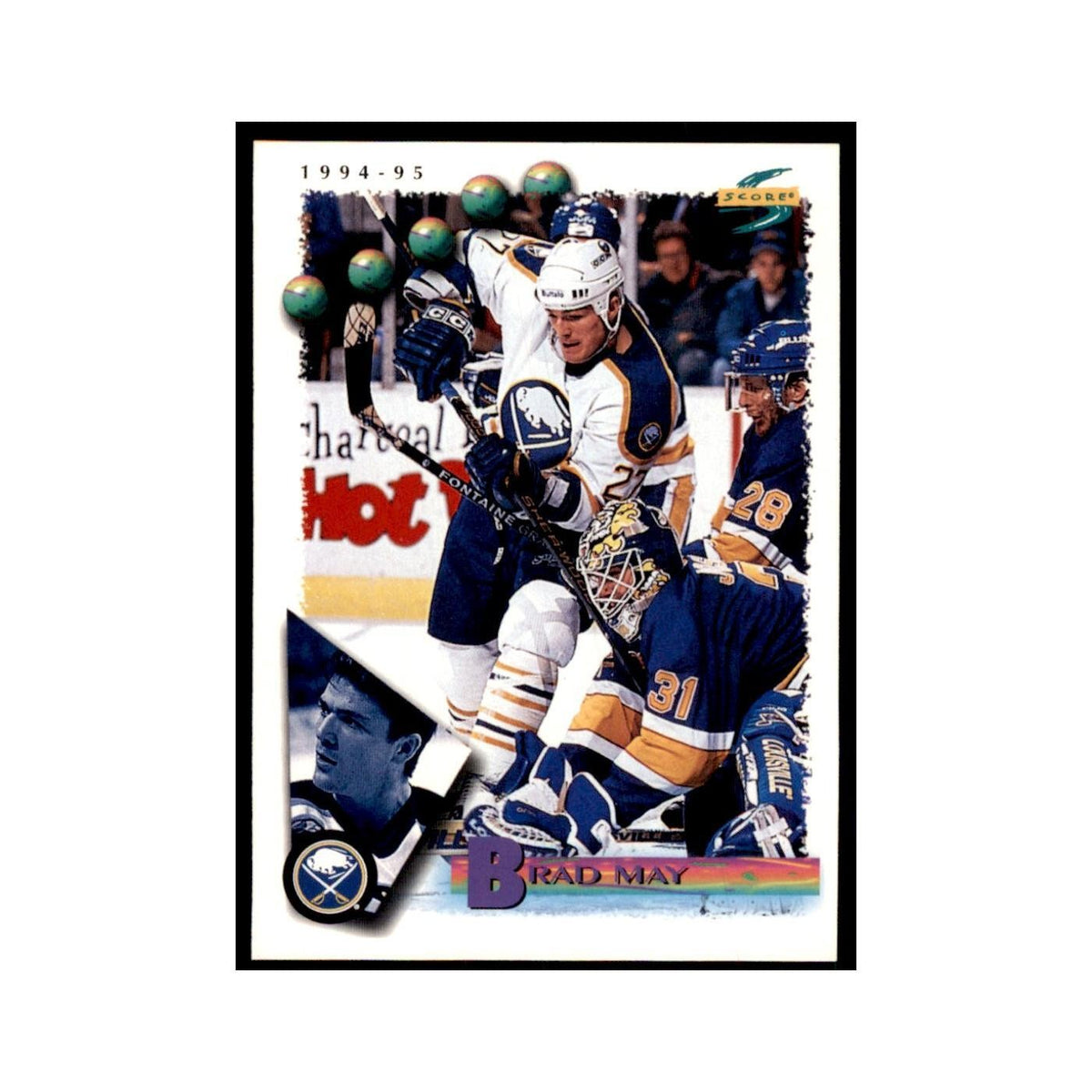 Brad May 1994 Score #104 Hockey Cards Hockey Card NM