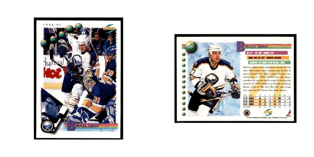 Brad May 1994 Score #104 Hockey Cards Hockey Card NM