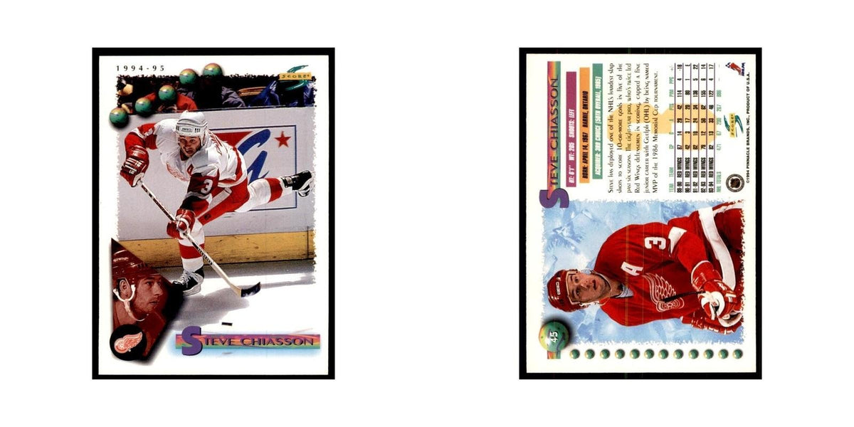 Steve Chiasson 1994 Score #45 Hockey Cards Hockey Card NM