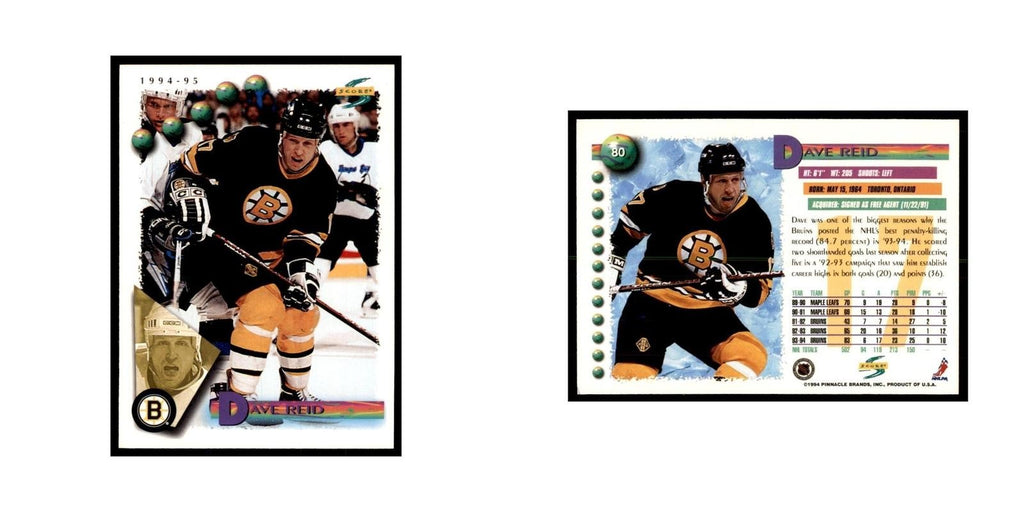 Dave Reid 1994 Score #80 Hockey Cards Hockey Card NM
