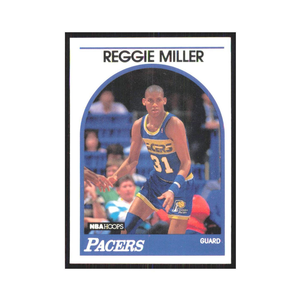 Reggie Miller 1989 NBA Hoops #29 Indiana Pacers Basketball Card NM