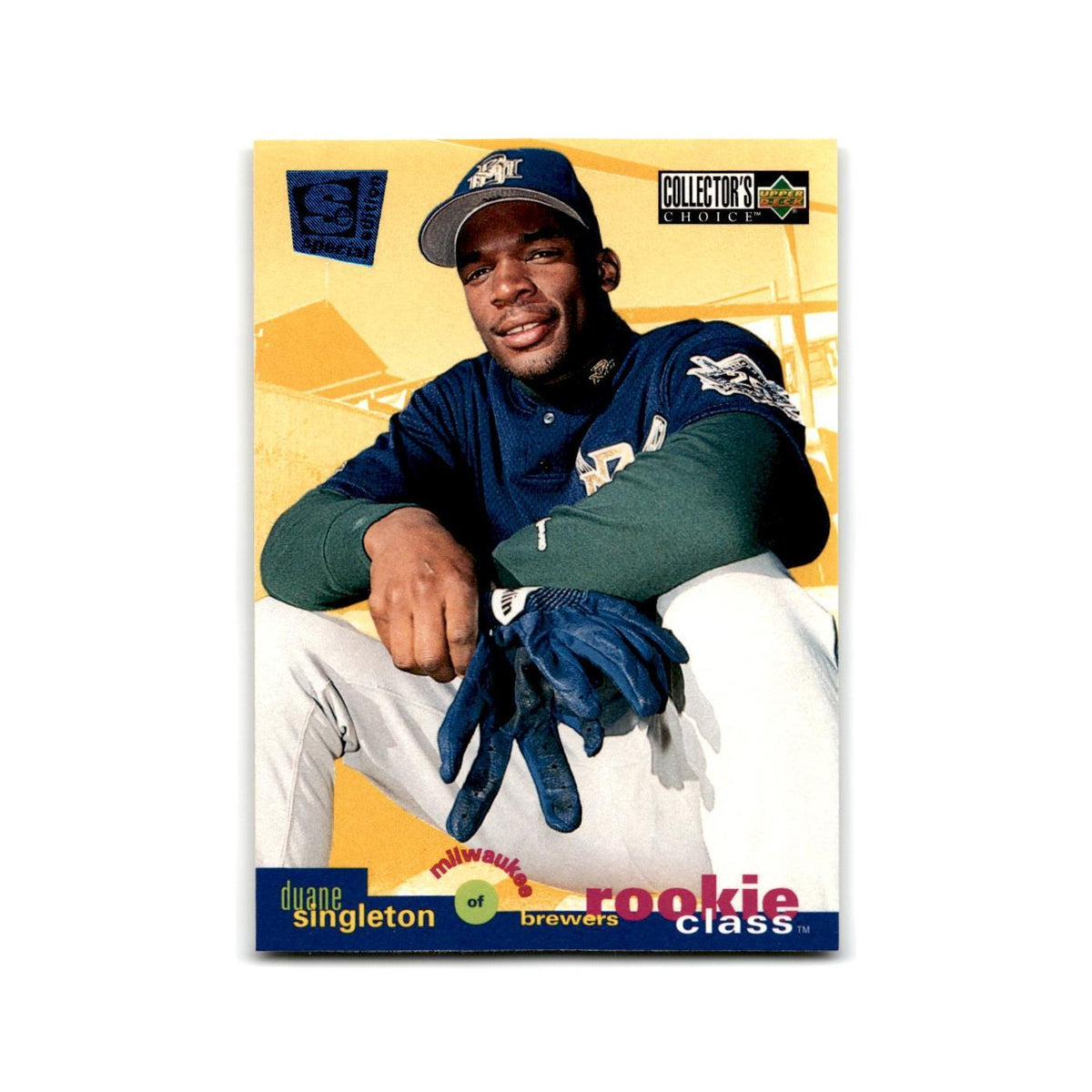 Duane Singleton Rookie 1995 Collector's Choice SE #21 Milwaukee Brewers NM