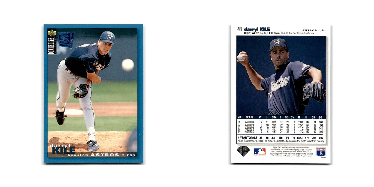 Darryl Kile 1995 Collector's Choice SE #41 Houston Astros Baseball Card NM