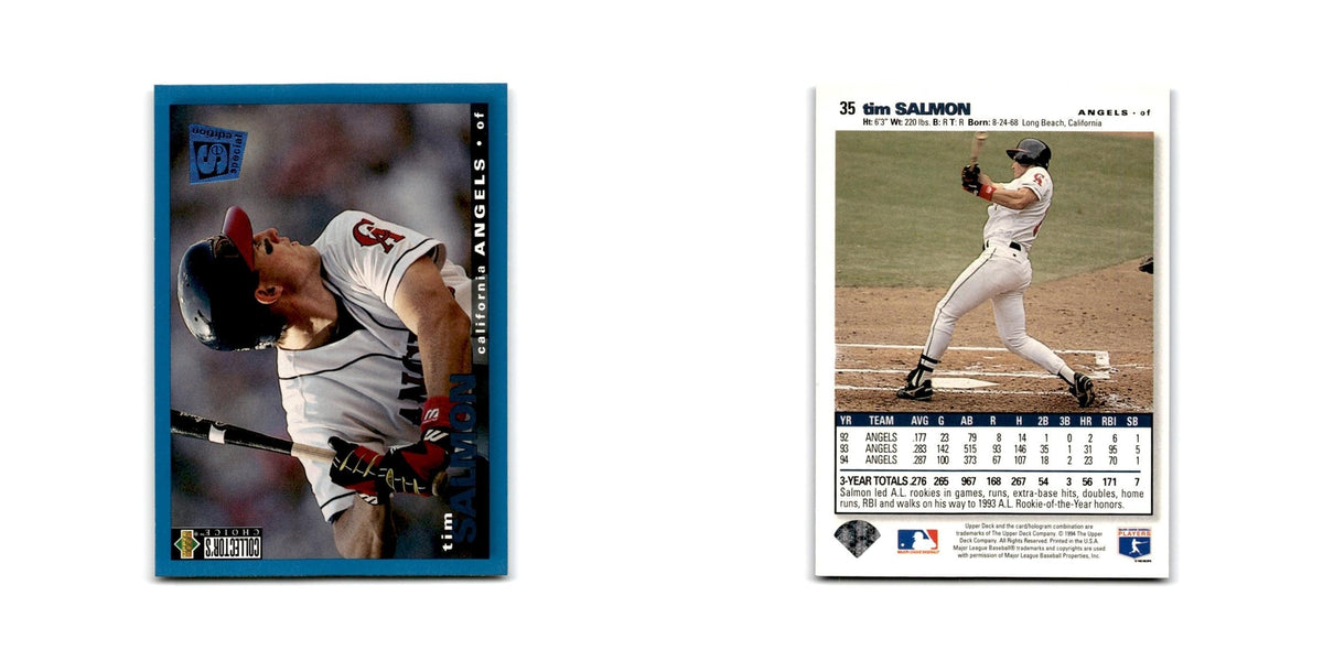 Tim Salmon 1995 Collector's Choice SE #35 California Angels Baseball Card NM