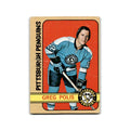 1972 Topps Greg Polis Pittsburgh Penguins #43