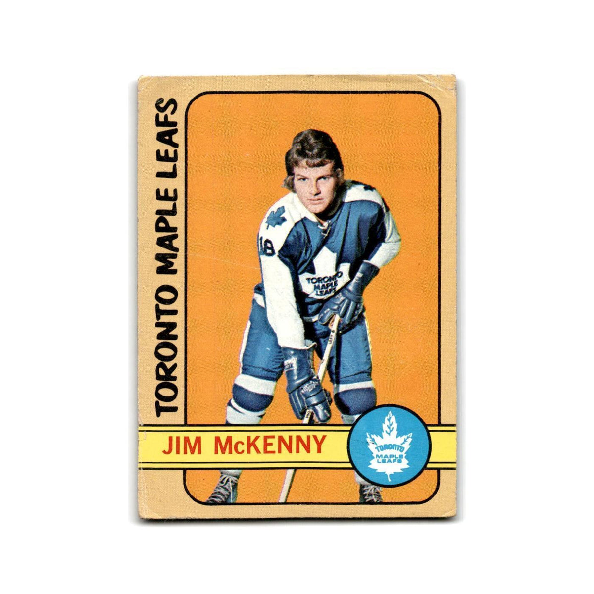 1972 Topps Jim McKenny Toronto Maple Leafs #54