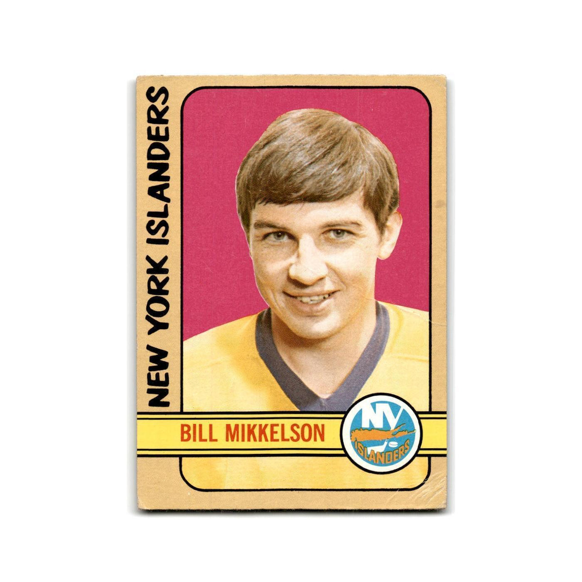1972 Topps Bill Mikkelson RC New York Islanders #118