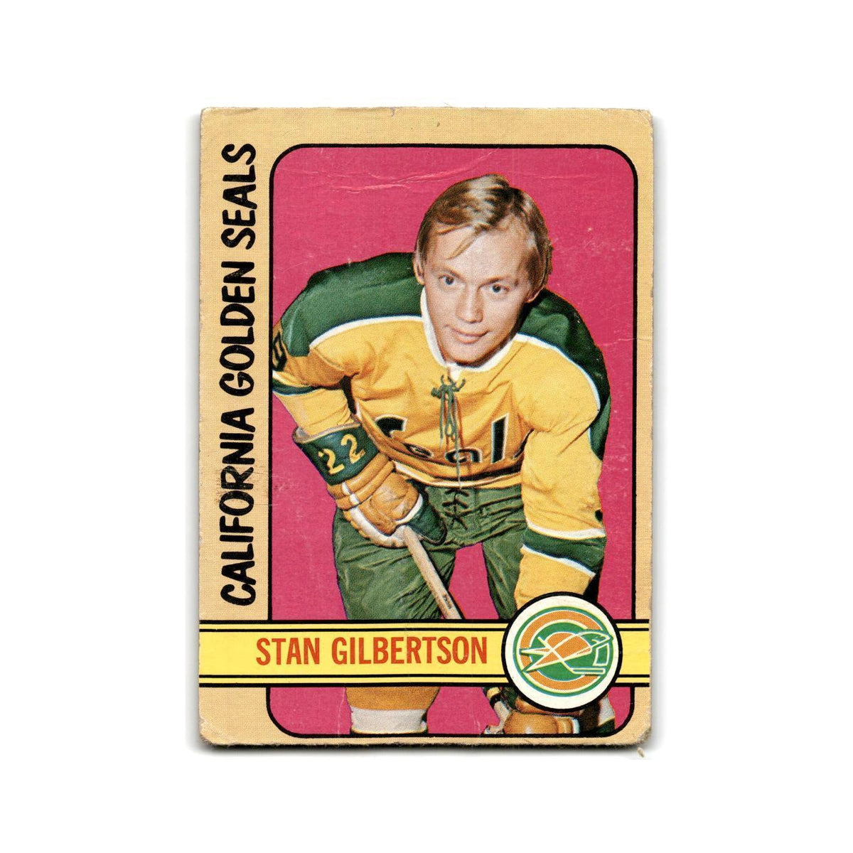 1972 Topps Stan Gilbertson California Golden Seals #101