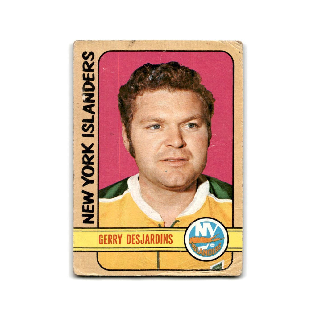 1972 Topps Gerry Desjardins New York Islanders #38