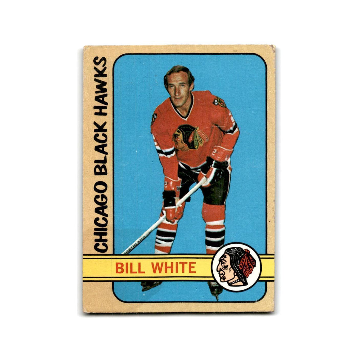 1972 Topps Bill White Chicago Blackhawks #40