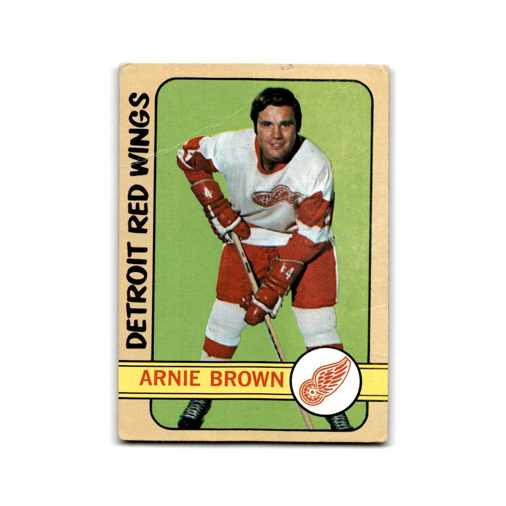 1972 Topps Arnie Brown Detroit Red Wings #111