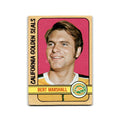 1972 Topps Bert Marshall California Golden Seals #162