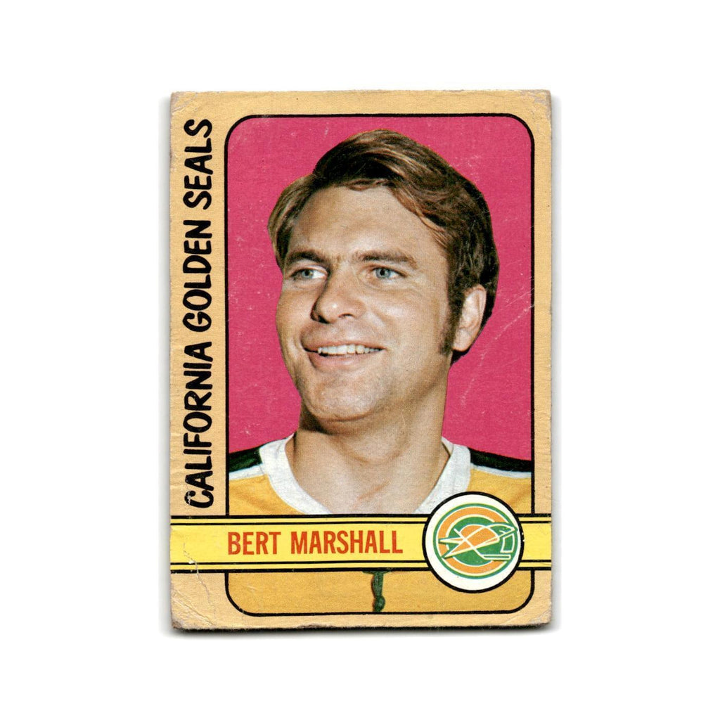 1972 Topps Bert Marshall California Golden Seals #162