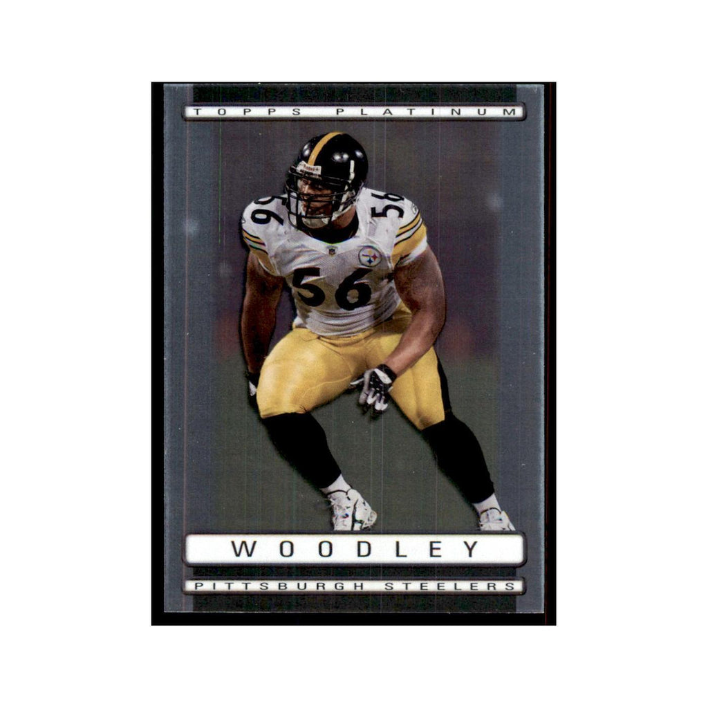 2009 Topps Platinum LaMarr Woodley Football Cards #95