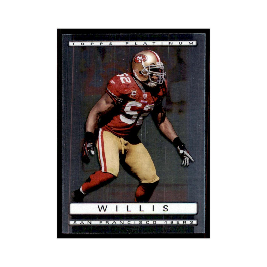2009 Topps Platinum Patrick Willis Football Cards #96