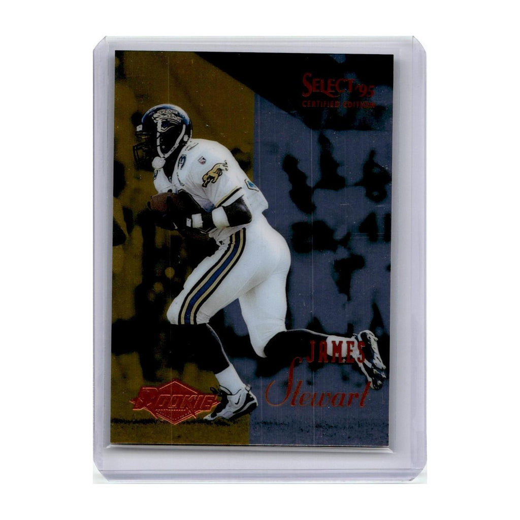 1995 Select Certified James Stewart RC Jaguars #118