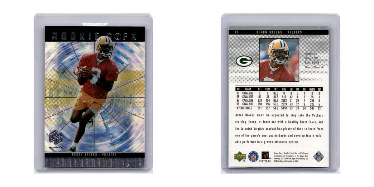 1999 Upper Deck HoloGrFX Aaron Brooks RC Packers #88