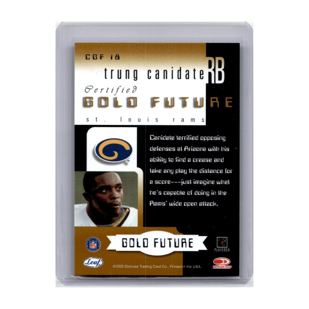 2000 Leaf Certified Gold Future Trung Canidate St. Louis Rams #CGF18