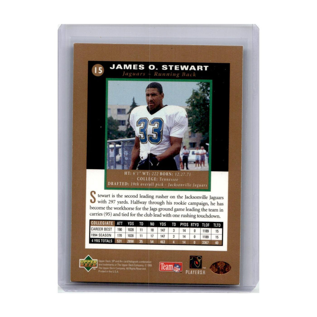 1995 SP Premier Prospects James Stewart Jaguars #15