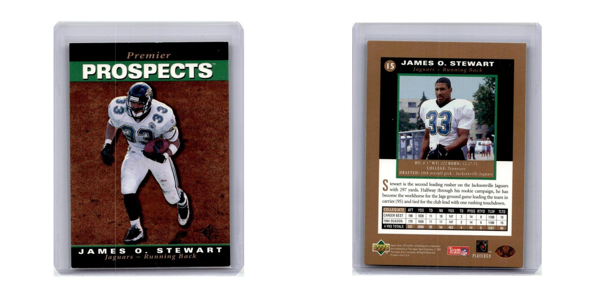 1995 SP Premier Prospects James Stewart Jaguars #15