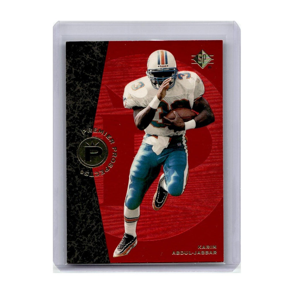 1996 SP Premier Prospects Karim Abdul-Jabbar Dolphins #16