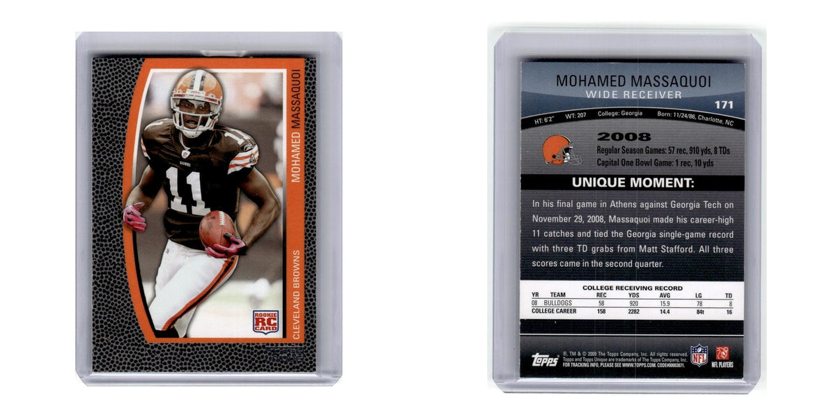 2009 Topps Unique Mohamed Massaquoi RC Browns #171