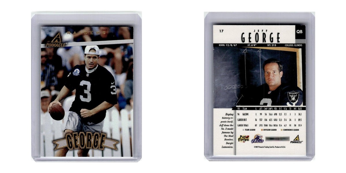 1997 Pinnacle Jeff George Raiders #17
