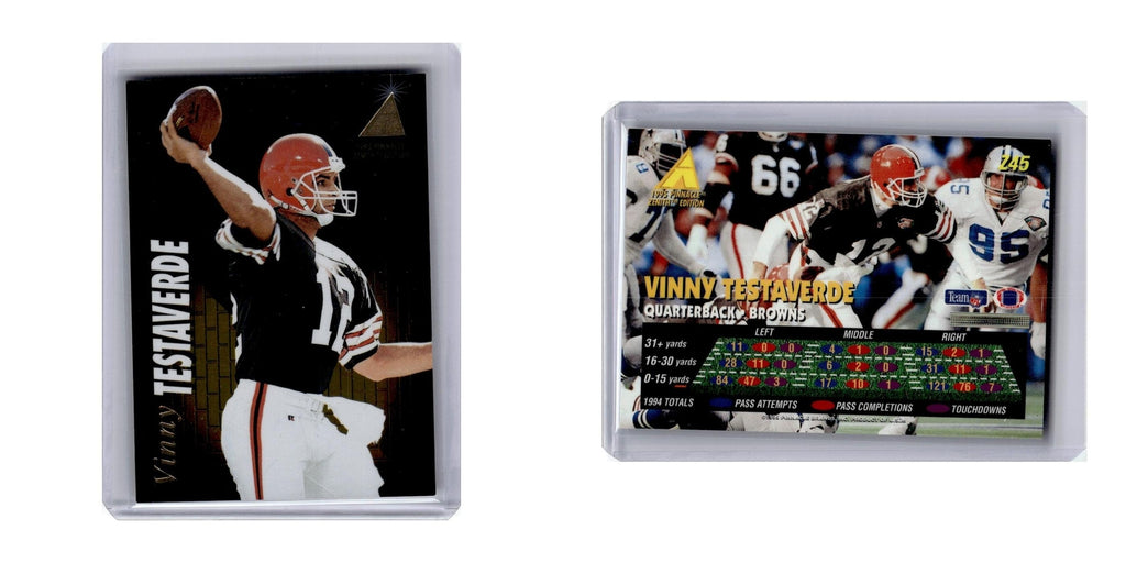 1995 Pinnacle Zenith Vinny Testaverde Browns #Z45