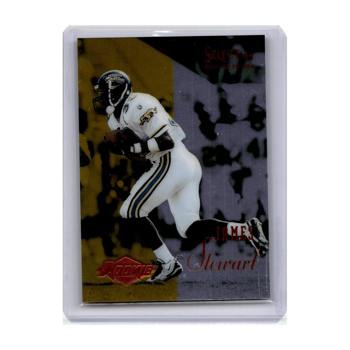 1995 Select Certified James Stewart RC Jaguars #118