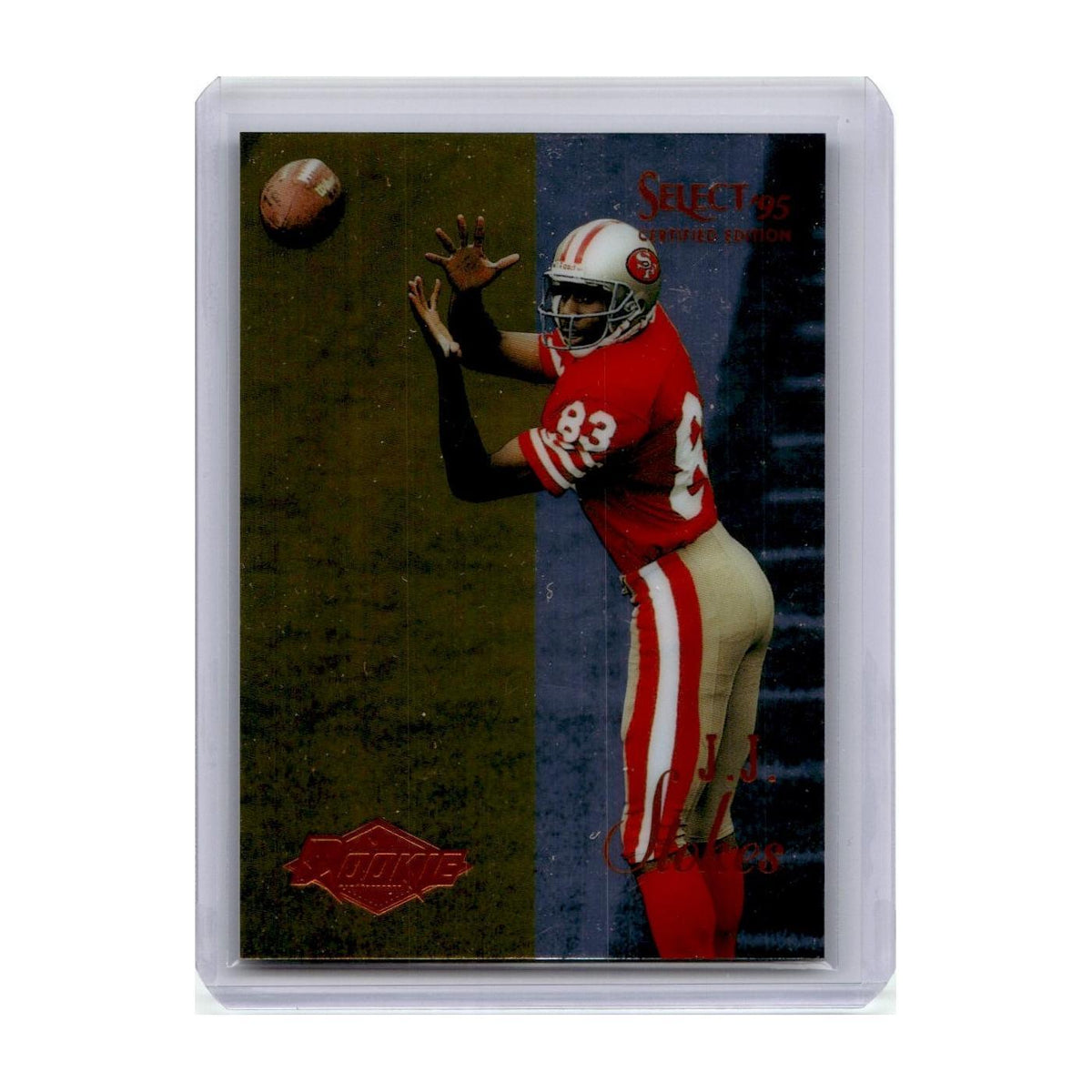 1995 Select Certified J.J. Stokes RC 49ers #133