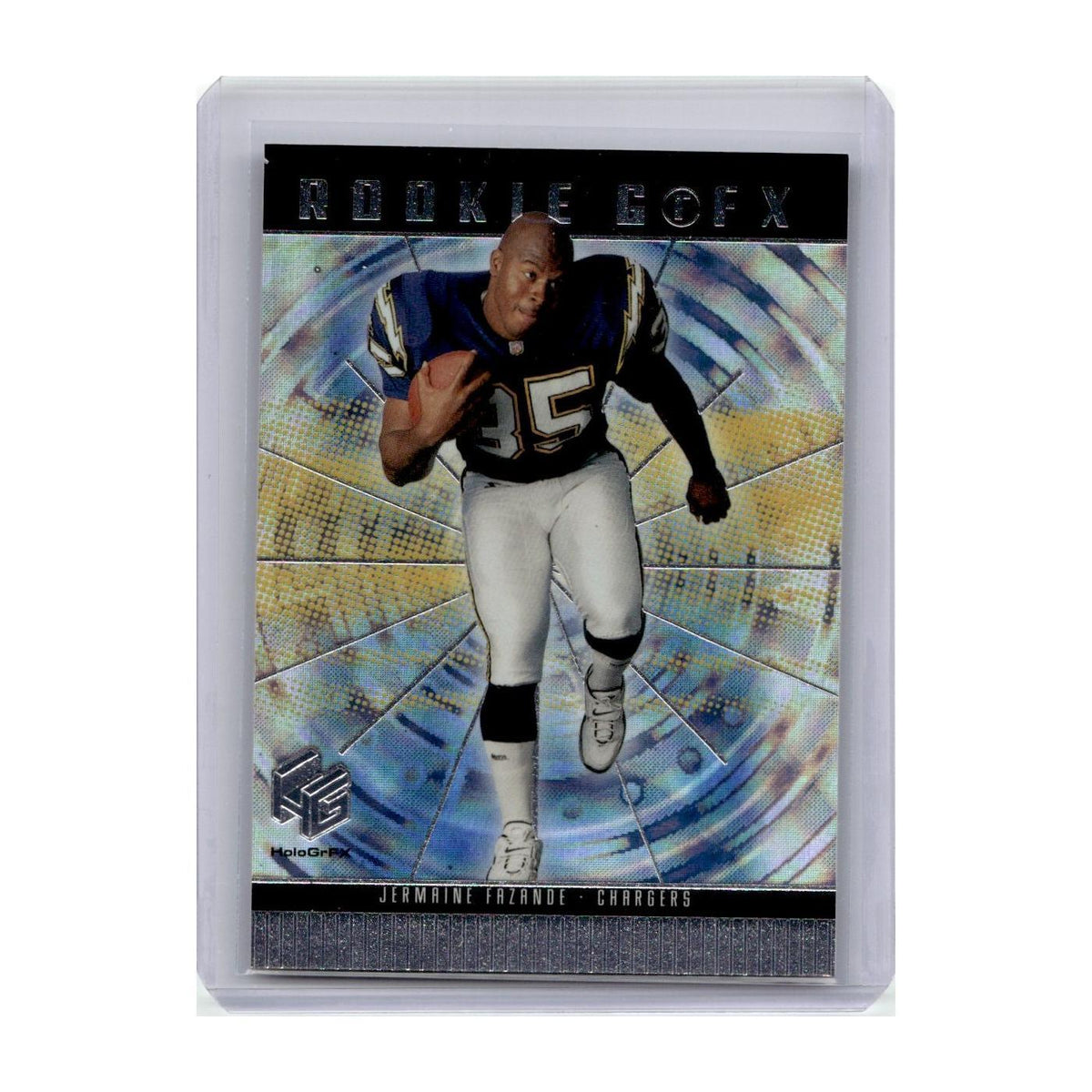 1999 Upper Deck HoloGrFX Jermaine Fazande RC San Diego Chargers #79