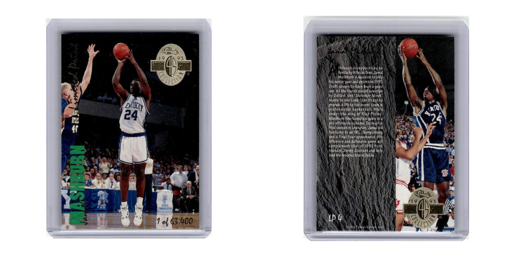 1993 Classic Four Sport Limited Print Jamal Mashburn #LP4