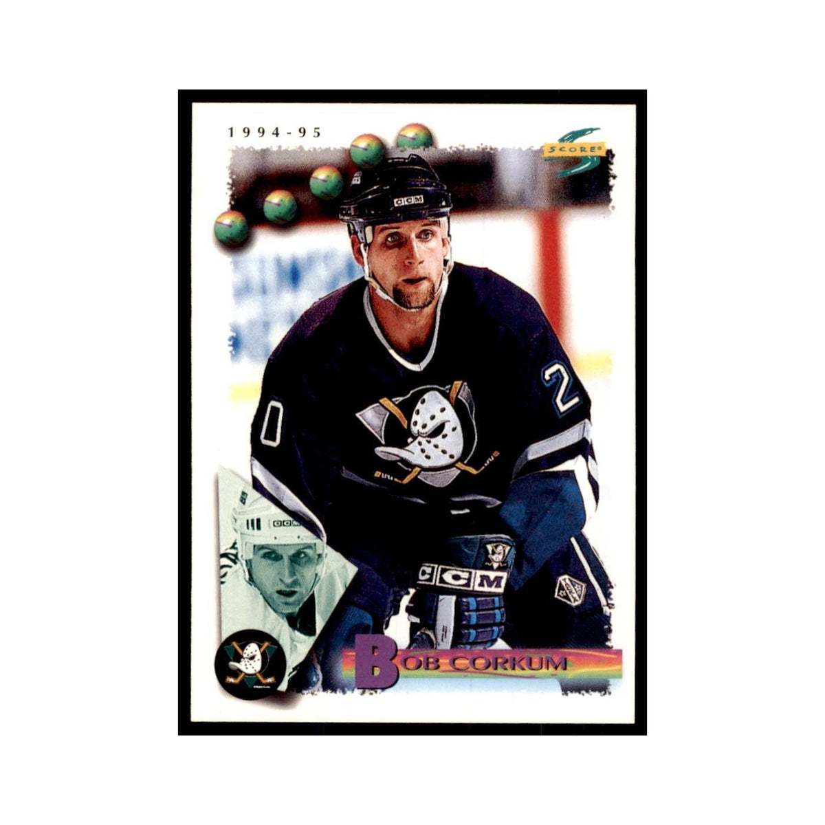 Bob Corkum 1994 Score #158 Hockey Cards Hockey Card NM