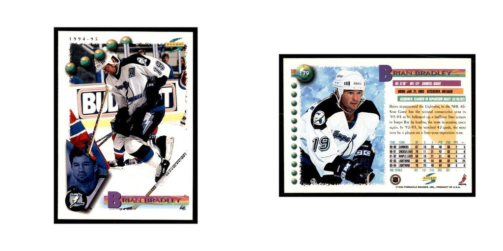Brian Bradley 1994 Score #179 Hockey Cards Hockey Card NM
