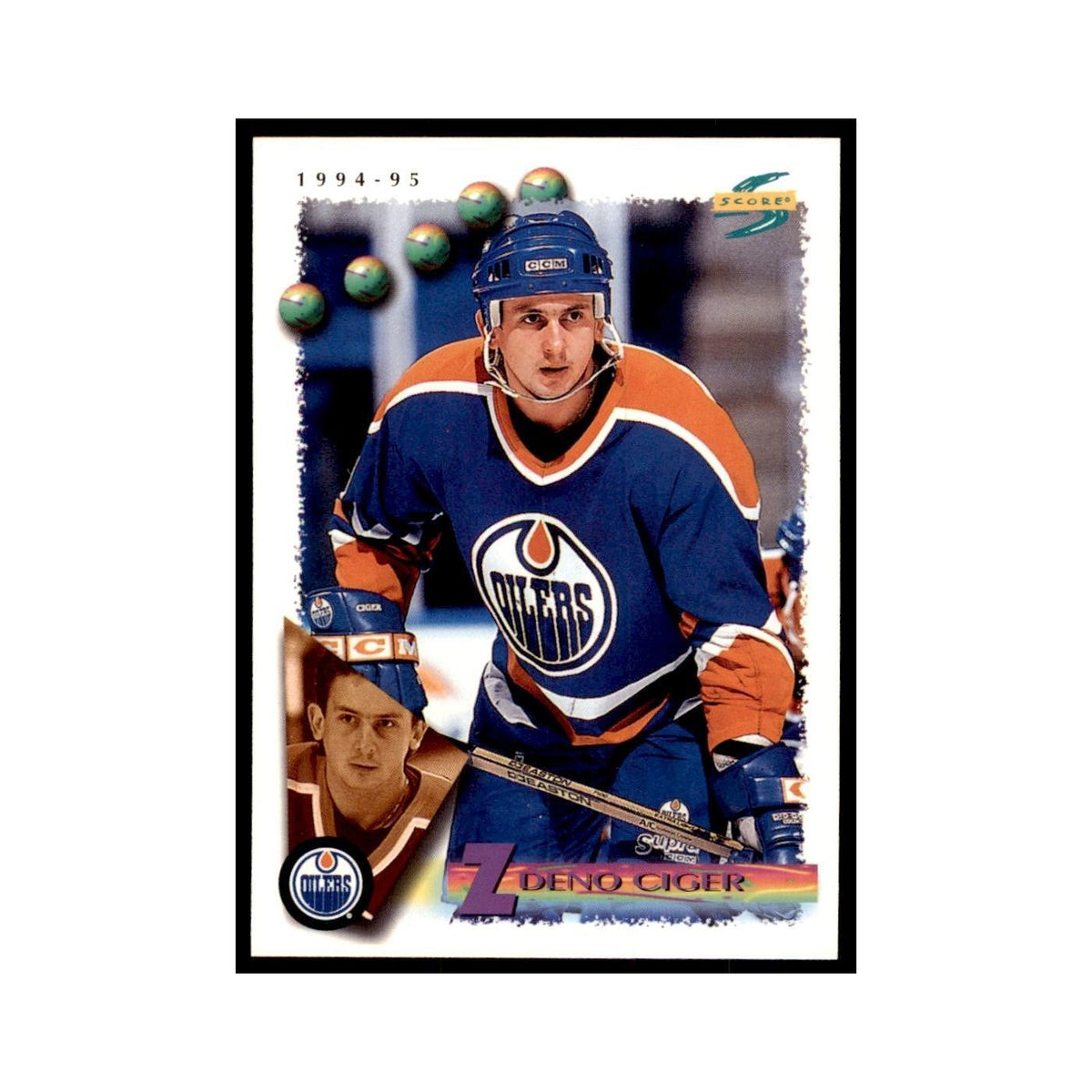 Zdeno Ciger 1994 Score #122 Hockey Cards Hockey Card NM