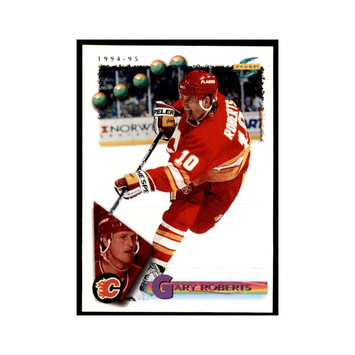 Gary Roberts 1994 Score #186 Hockey Cards Hockey Card NM