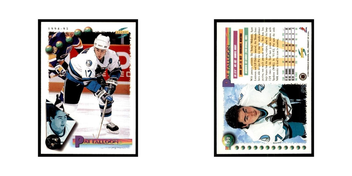 Pat Falloon 1994 Score #152 Hockey Cards Hockey Card NM